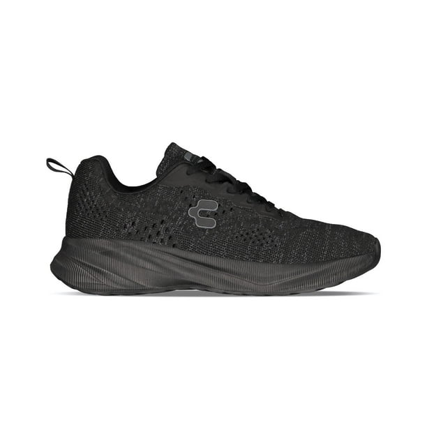Tenis Comodos CHARLY Hombre Flexibles Running Relax negro 27
