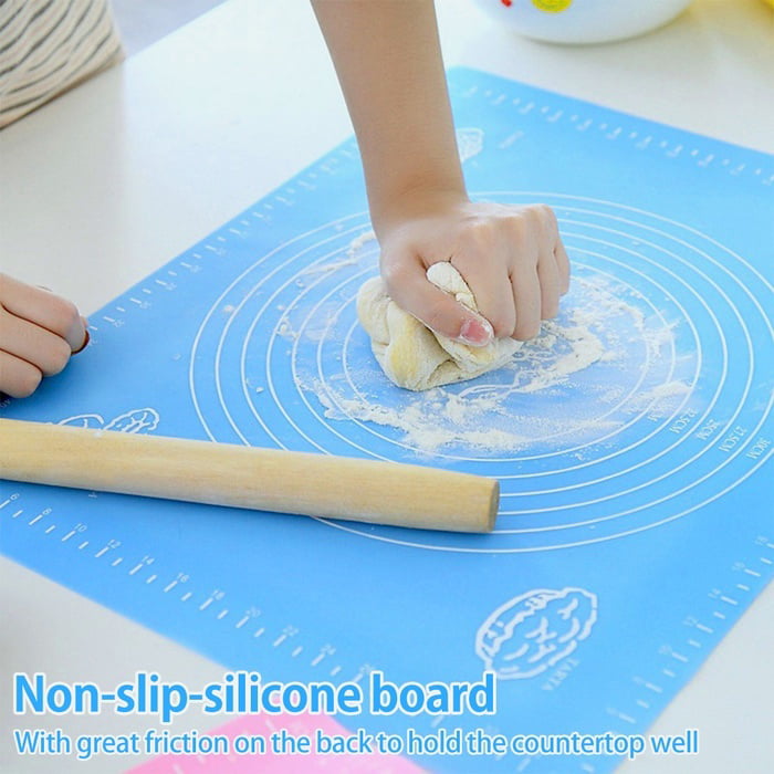 Silicone Non-stick Roll Pad Cake Dough Baking Mat Pastry Clay Fondant 4 Size 