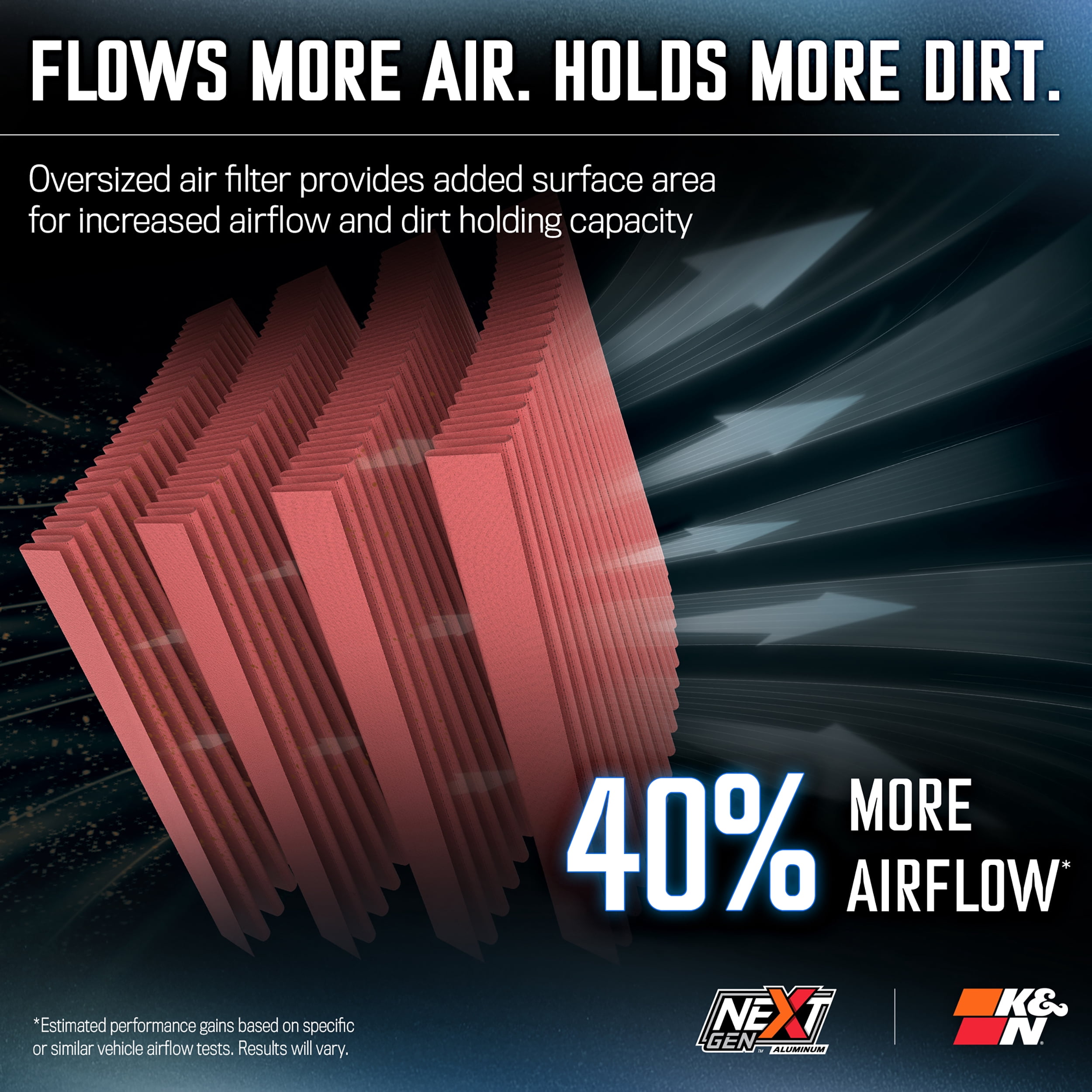 K&N NextGen Aluminum Cold Air Intake, 70-9039