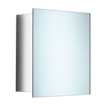 Ws Bath Collections Pika 51511 Pika 17.7" Single Door Mirrored Medicine Cabinet -