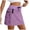 Hot Pink, variant on vigerkar Women's 18" Hiking Cargo Skort Athletic Skirt High Waist Quick Dry Golf Skort with Zipper Pockets, Dressy Casual Sporty Summer Outfits for Travel (Hot Pink, 3XL)