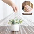 thumbnail image 2 of Matsuzay Mantel circular de PVC, mantel elástico transparente con bandas elásticas, PVC grueso impermeable duradero limpio, Mostrada diámetro 140-170cm, 2 of 6
