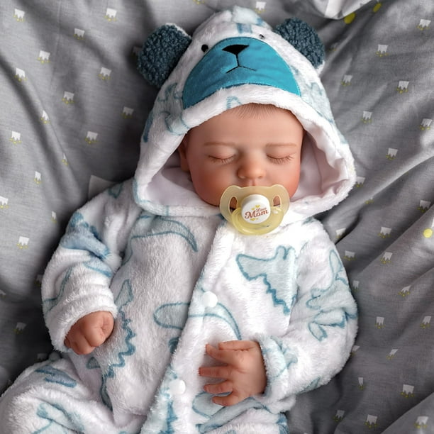 Muñeca Reborn Babeside para niño, 50 cm, realista, con ropa de más de 3 años