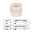 thumbnail image 5 of Uxcell G1/2 Threaded ABS Bulkhead Tank Adapter with Plug Fitting G1/2 2, 5 of 5