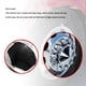 thumbnail image 3 of Paquete de 20 y 40 Cubias Para Tuercas, Cubias para Tuercas con Brida Tipo Bala de 33 mm Para Semirremolques, Cubierta para Tuercas Con Punta de Plástico Cromado ABS, 3 of 7