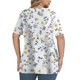 thumbnail image 3 of Tops de Manga Corta de Tamaño Más de las Mujeres, Blusas de Cuello en V Impresas de Verano de Moda para Uso Casual, Diario Y de Fiesta, 3 of 7