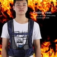 thumbnail image 2 of Air Compressed Cooling Vest, Blue Air Conditioner Waistcoat, Prevention Clothes Freely Adjustable Durable High Fever For High Temperature High Humidity, 2 of 8