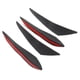 thumbnail image 5 of Car Front Bumper Spoiler Front Bumper Canard Car Front Bumper Air Knife 4PCS Car Front Bumper Spoiler Carbon Fiber Color Rubber Universal Fin For Auto Decoration ANGGREK Car Front Bumper Spoiler, 5 of 8