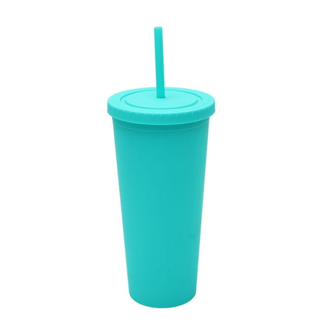 CHENMEI Gobelets à Café Multicolores avec Couvercles et Gobelets Acryliques Colorés de 25oz avec Couvercles et Gobelet à Double Paroi Réutilisable