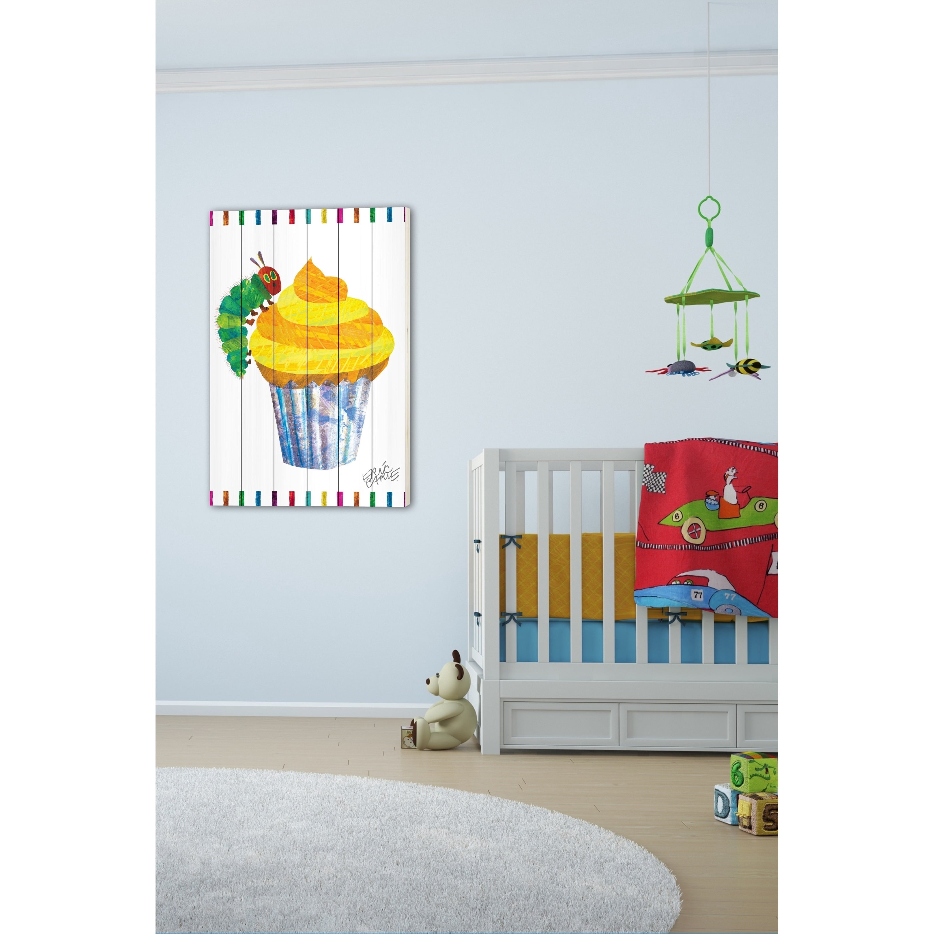 MARMONT HILL Caterpillar Cupcake - Multi-Color 24 x 36