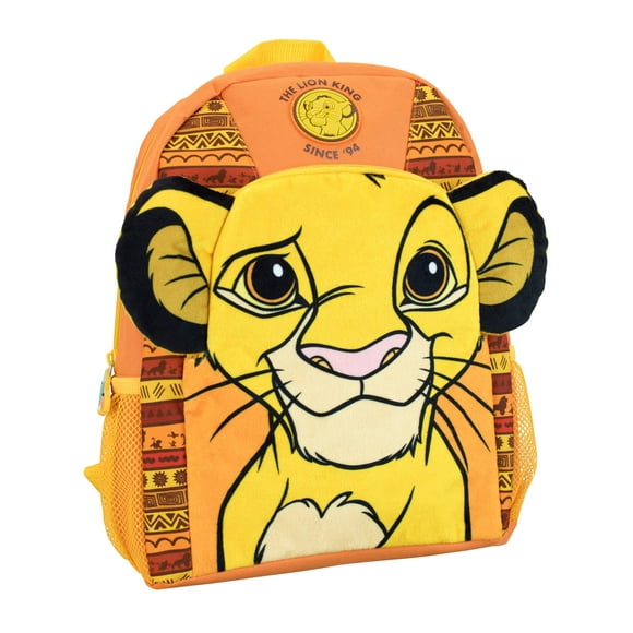 Mochila Disney Lion King Simba para niños amarilla