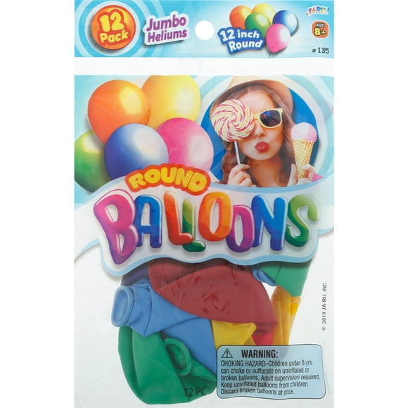 Ja-Ru Inc. Ballons, Taille Unique, Multicolores