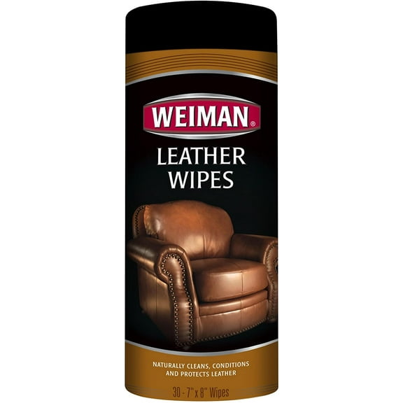 Weiman Leather Wipes, 30-Count