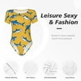 thumbnail image 5 of Picia Shark Print Womens One Piece Swimsuits Modest Tummy Control Bathing Suits Lace Up Slimming Swim Suit-XX-Large, 5 of 9