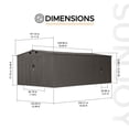 thumbnail image 3 of Sunjoy 13 ft. x 20 ft. Outdoor Storage Shed, Carport, Tan, 3 of 11