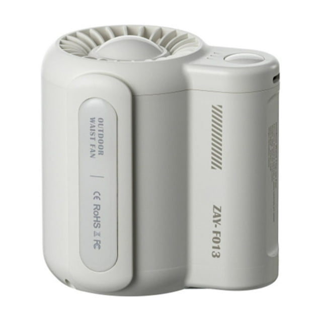 Solución de enfriamiento portátil Matsuzay Ventilador de cintura 4500mAh blanco