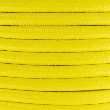 

Paracord Planet 3/8 inch Elastic Bungee Nylon Shock Cord Crafting Stretch String – Various Colors – 10 25 50 & 100 Foot Lengths – Made in USA