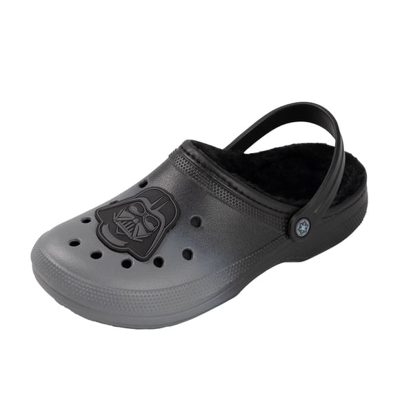 Star Wars Mens Darth Vader Fur Lined Clogs