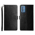 thumbnail image 1 of For Samsung Galaxy M52 5G Y Stitching Horizontal Flip Leather Phone Case, 1 of 5