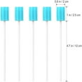 thumbnail image 6 of Disposable Oral Care Swabs with Blue Sponge Tip - Pack of 100 | Dental Hygiene, Mouth Care, Hospital & Home Use, Medically Safe, Soft Sponge Applicators (100 Count), 6 of 6