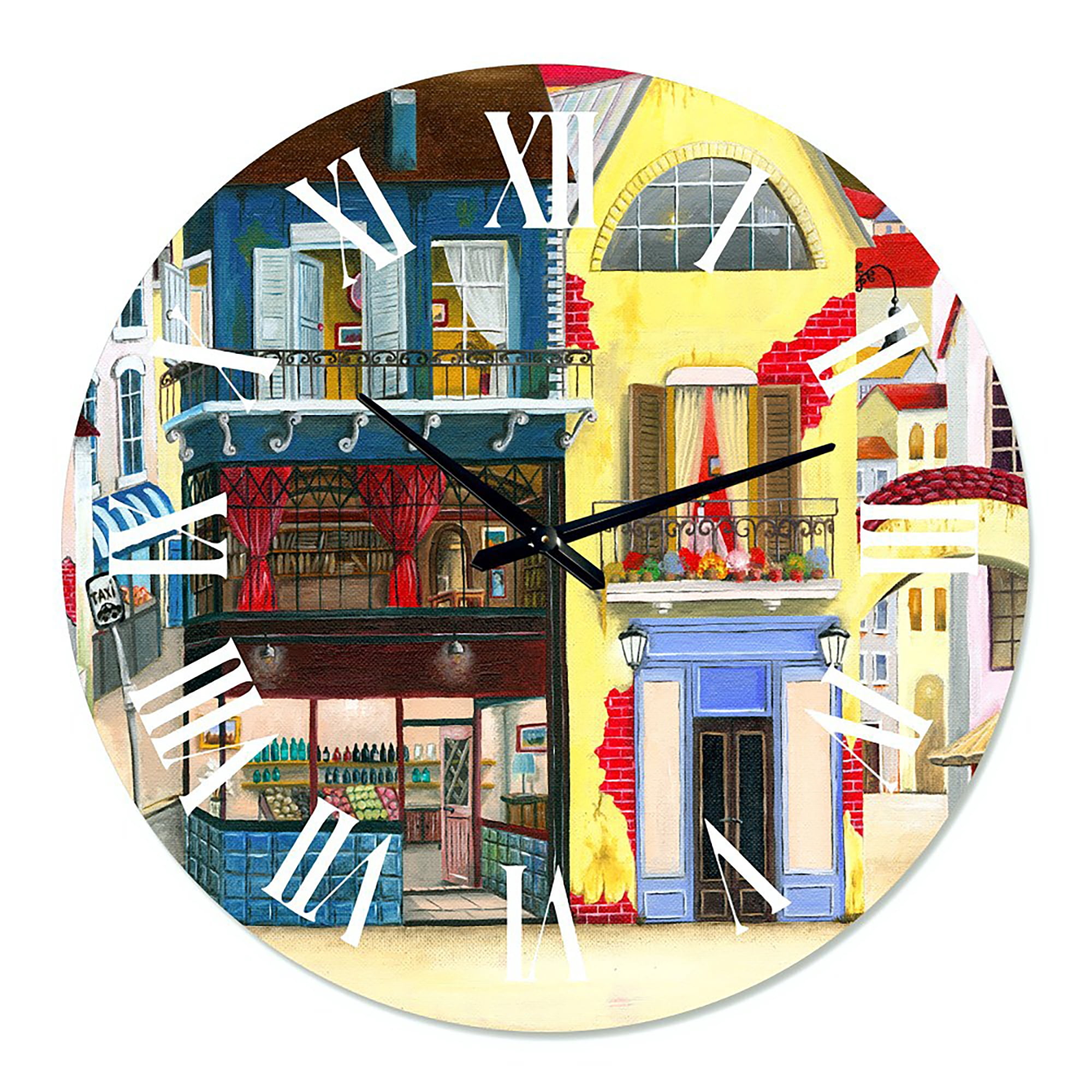 Designart 1 in Quartz French/Country Wall Clock