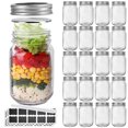 thumbnail image 1 of Frascos de vidrio Haneye de 12 oz (360 ml) transparentes con boca normal, 1 of 7