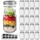 thumbnail image 1 of Frascos de vidrio Haneye de 12 oz (360 ml) transparentes con boca normal, 1 of 7