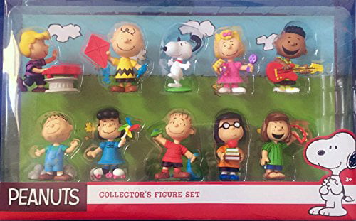 Snoopy Friends Charlie Brown Van Pelt 12 PCS Various Snooby Action Figure Toy US 