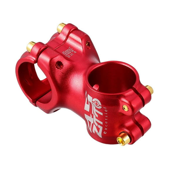 Masteelf  Bicycle Riser Handlebar Red Adjustable Bike Stem Comfortable Upgrade