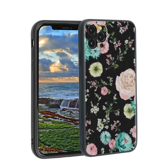 Compatible with iPhone 11 Pro Max Phone Case, Floral 120 Case Men Women, Flexible Silicone Shockproof Case for iPhone 11 Pro Max