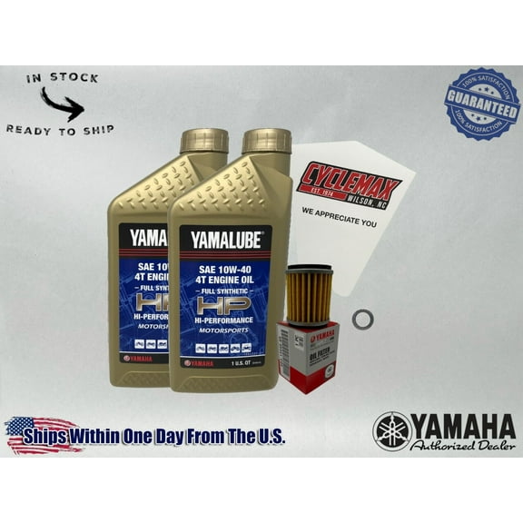 Cyclemax Full Synthetic Oil Change Kit fits 2023-2025 Yamaha YZ450F