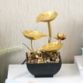thumbnail image 4 of Fuente de agua de mesa, cascada de mesa, decoración Feng Shui, escritorio pequeño, fuente de cascada para decoración del hogar, oficina, dormitorio, 4 of 8