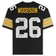 thumbnail image 2 of Framed Rod Woodson Pittsburgh Steelers Autographed Mitchell & Ness Black Replica Jersey with Multiple Inscriptions - Limited Edition of 26 - Fanatics Authentic Certified, 2 of 4