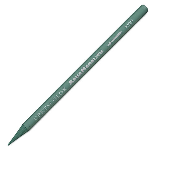 Cretacolor Aqua Monolith Woodless Watercolor Pencil - Green Earth Light