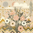 thumbnail image 3 of Ambesonne Floral Eucalyptus Duvet Cover Set, Boho Nordic Art, King, Blush Eggshell Amber, 3 of 6