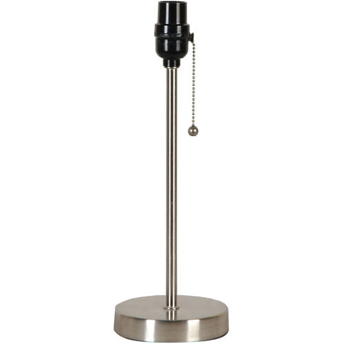 Mainstays Silver Brushed Nickel Stick, Mainstays Stick Table Lamp