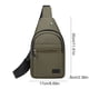 thumbnail image 3 of Mochila bandolera para hombre y mujer, mochila de hombro, mochila de pecho con orificio para auriculares, ideal para senderismo, acampada, excursiones al aire libre, Oxfordcl, otras mochilas de sender, 3 of 6