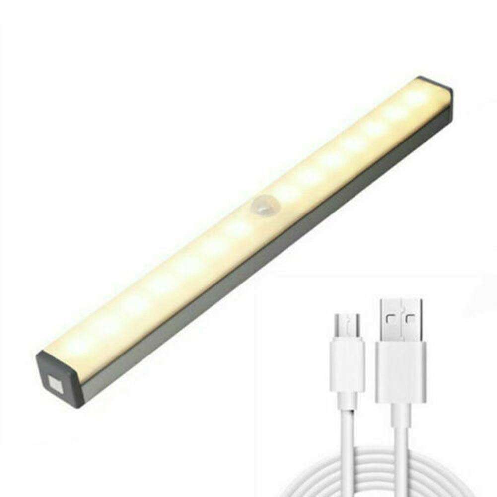Aluminium Alloy 25 LED Closet Light USB Rechargeable Light Magnetic Strip Lamp 