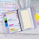 thumbnail image 2 of A6 Gradient Macaron Binder Hand Ledger Notebook PU Libro de Hojas Sueltas Libro de Presupuesto en Efectivo con Bolsa con Cremallera, Gris, 2 of 5