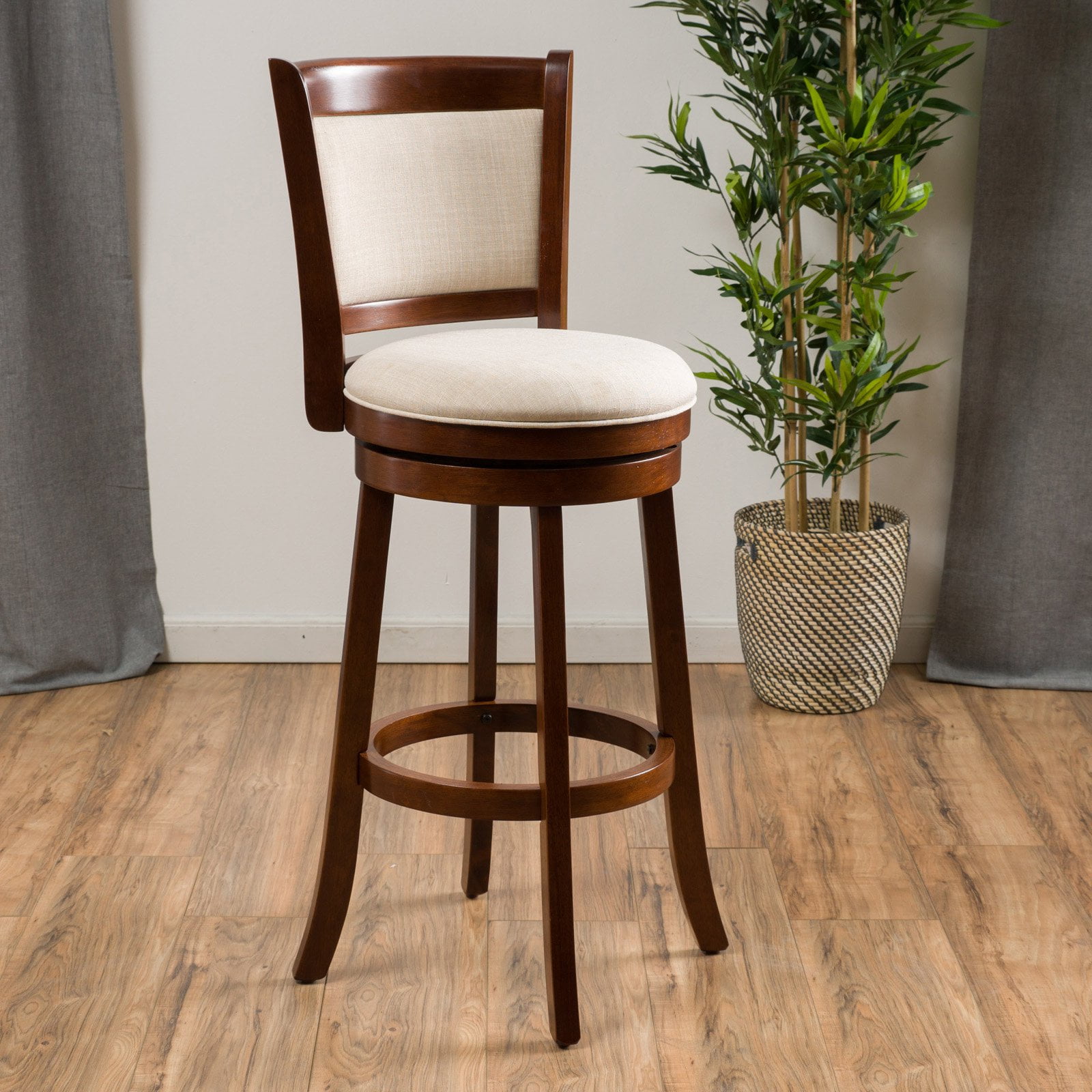 Bryan 29 In Fabric Swivel Bar Stool Com Fabric Swivel Bar Stool Com