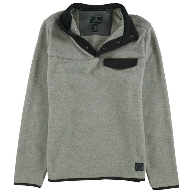 G.H. Bass & Co. Mens Arctic Fleece Sweatshirt, Green, Small