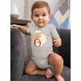 thumbnail image 2 of Hedgehog With Umbrella   Bodysuit Infant -Image by Shutterstock,  Newborn, 2 of 4
