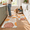 Orange-17.3" x 47 "+ 17.3" x 29 "--0.47 inches, variant on Kimode Anti Mats For Kitchen Floor Cushioned Rugs Sets Of 2