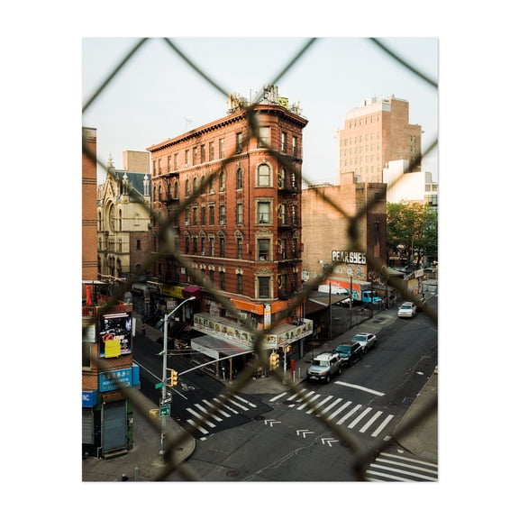 Chinatown from the Manhattan Bridge 02 - Manhattan New York Photography Unframed Wall Art Print 8 x 10 inches