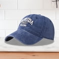 thumbnail image 1 of Alphabet Embroidery Solid Color Duck Hat Trend Personality Outdoor Print Breathable Mesh Hat, 1 of 5