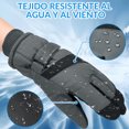 thumbnail image 3 of AUTOWT Guantes de Esquí de Invierno, Resistentes al Viento Térmicos con Pantalla Táctil, Ajustables Antideslizantes Unisex para Adultos para Snowboard Esquí Montañismo Camping y Ciclismo, 3 of 7