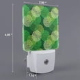 thumbnail image 2 of Bingfone Green Flower Print Night Lights Plug into Wall,Dusk to Dawn,Bright Nightlight Auto-On/Off, for Adults Kids Room Bedroom Bathroom Hallway Kitchen, 2 of 7