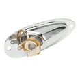 thumbnail image 4 of Conector De Entrada De Guitarra Estilo Barco De Metal Con Alivio De Cuerdas, Conector De 6,35 Mm, Compatible Con Guitarras Eléctricasy Tele, 4 of 8