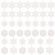 thumbnail image 2 of Navidad Copos de nieve Árbol de Navidad Colgando Inicio Inicio Glitter Artesanías Colgantes Decoración Regalo de vacaciones Niños Niños Blanco 40 Piezas Inevent HA009993-01B, 2 of 6