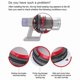 thumbnail image 3 of Replacement Part for V10 Vacuum Cleaner, Dust Bucket/ Dirt Cup Bin Part Sealing Ring Replaceme, 3 of 5